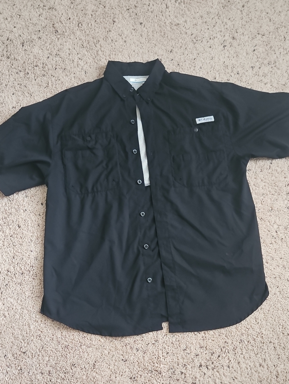 Columbia PFG Short Sleeves Buttom Up